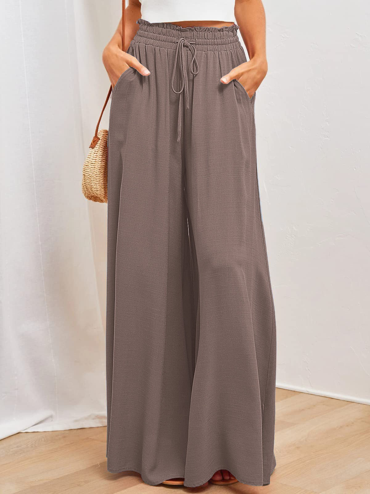 Antonia | Elegante und luftige Weitbein Palazzohose