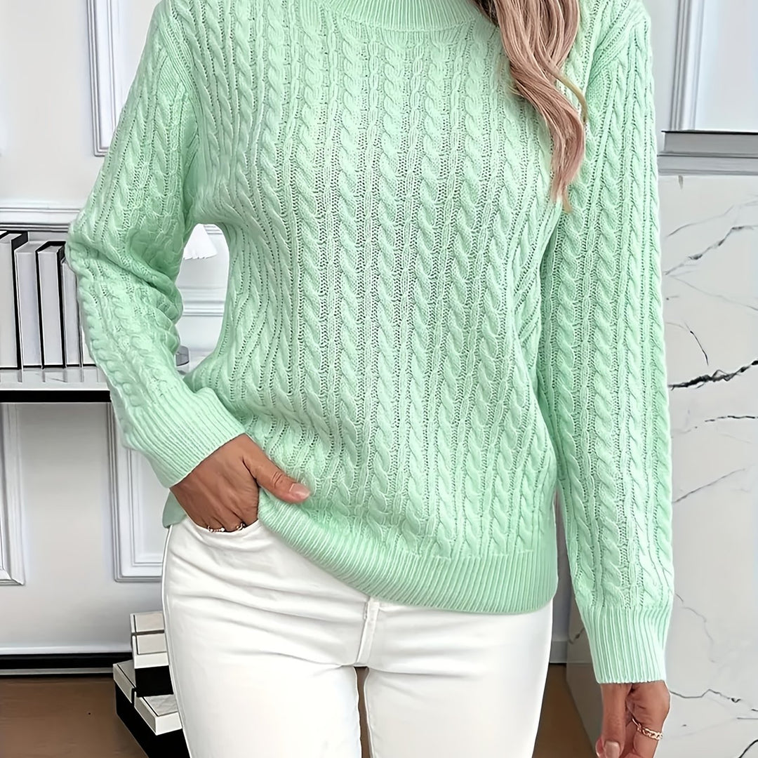 Lena | Moderner Und Weicher High-Low Strickpullover