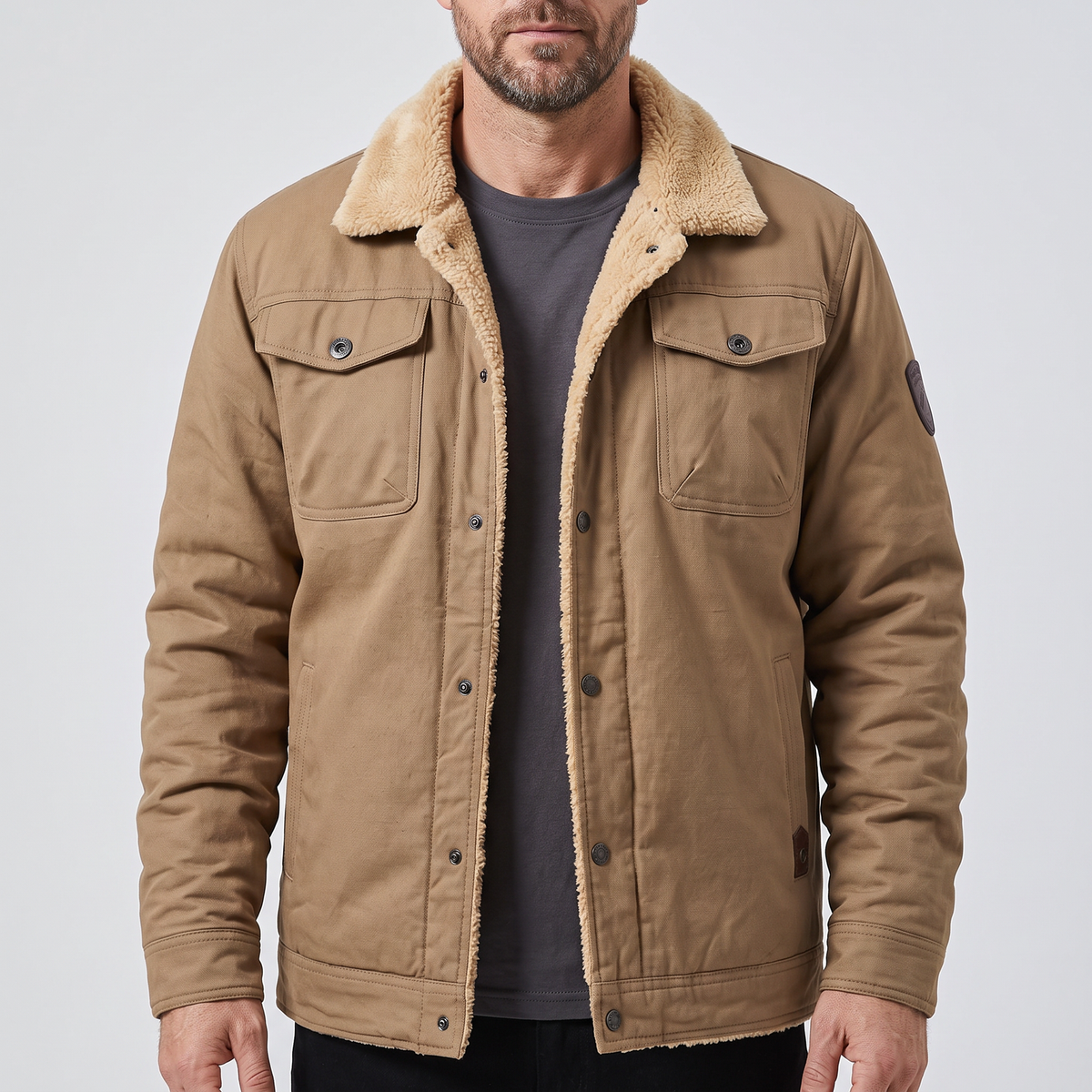 Casey | Fleece Bomber Jacket – Bequeme und Stilvolle Wärme