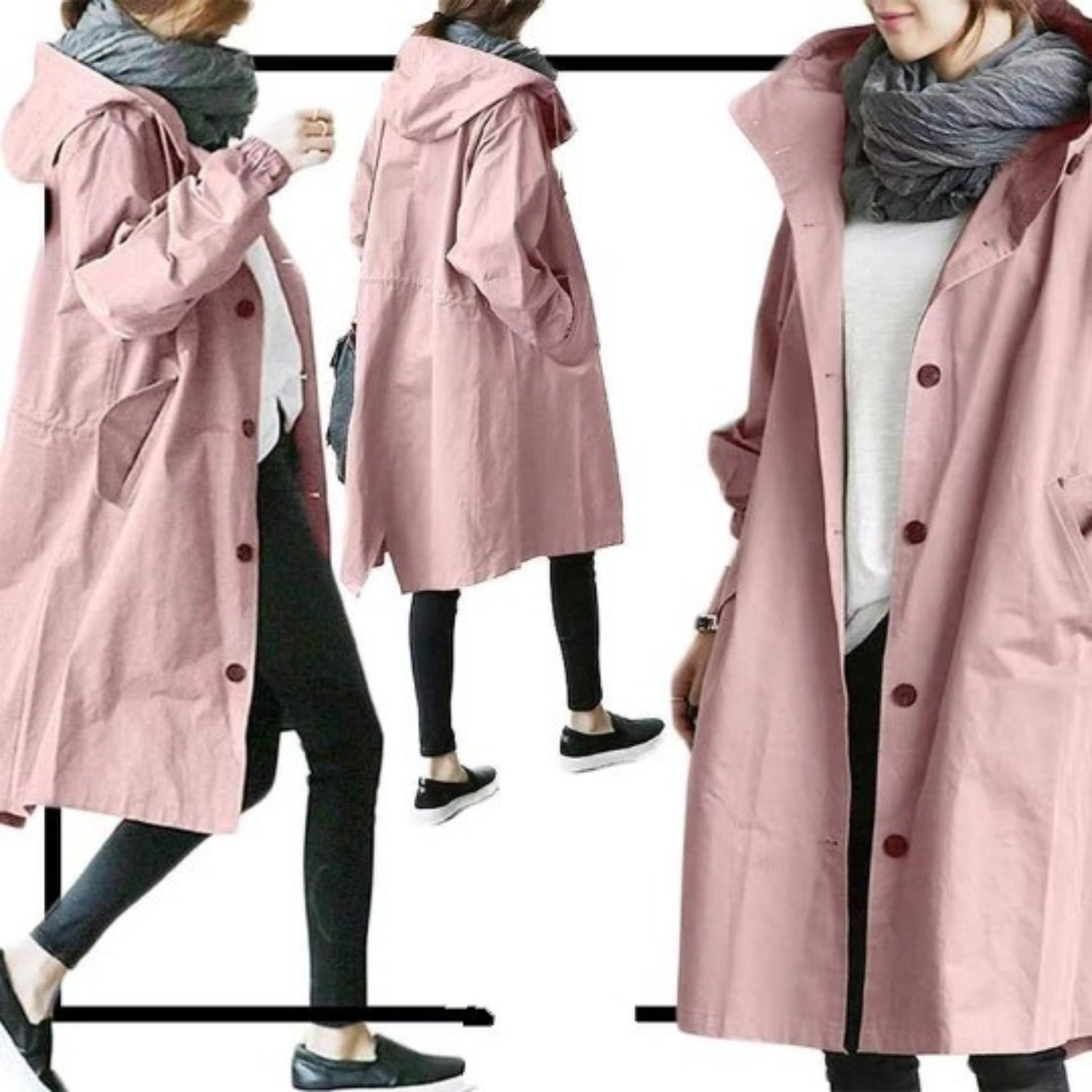 Angelika | Wasserdichter und eleganter Damen Trenchcoat