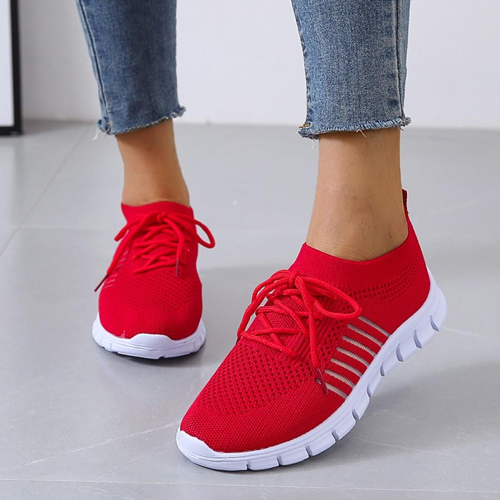 Olivia | Bequeme und stützende Orthopädische Flyknit Sneaker