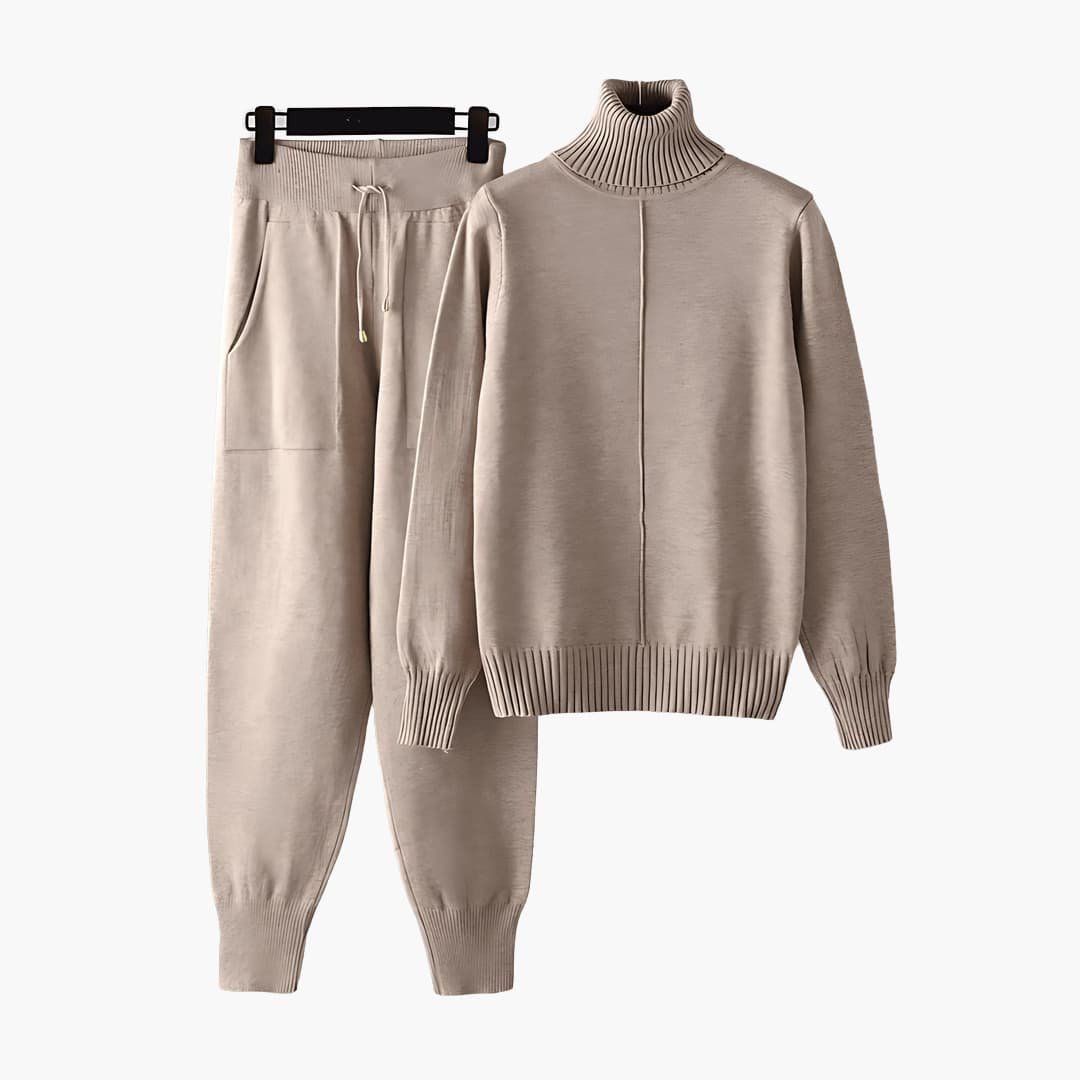 Knitwear | Turtleneck Knit Lounge Set for Women