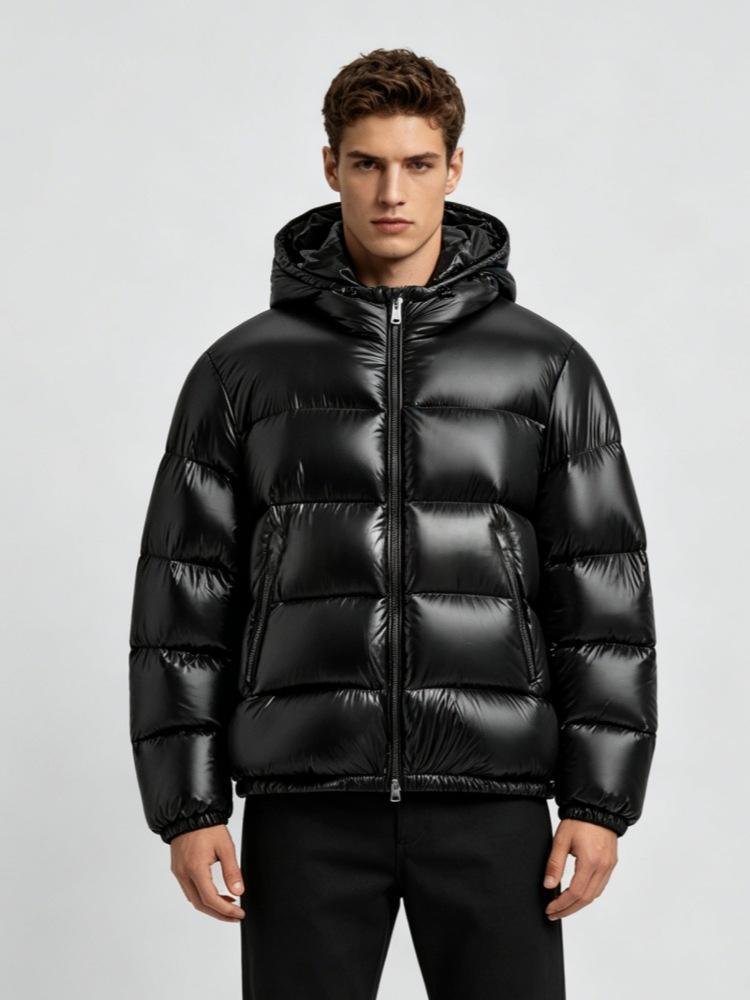 Horizon | Hooded Puffer Jacket – Casual Winter Coat for Men