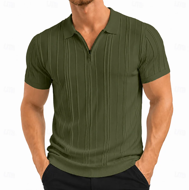 Warren | Polo-Shirt mit Struktur – Eleganter Slim Fit für Männer