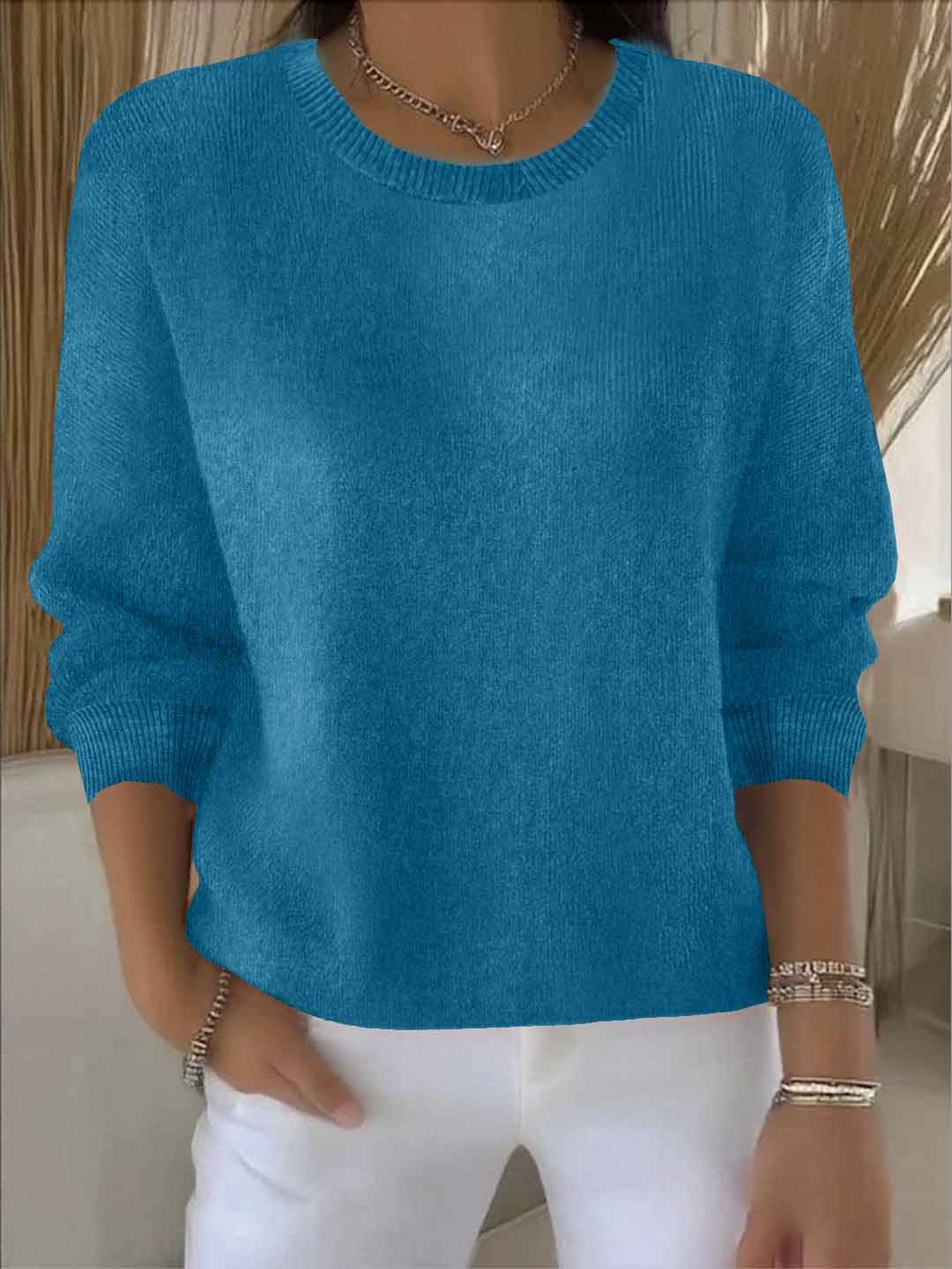 Karin | Gemütlicher und bequemer Winter strickpullover