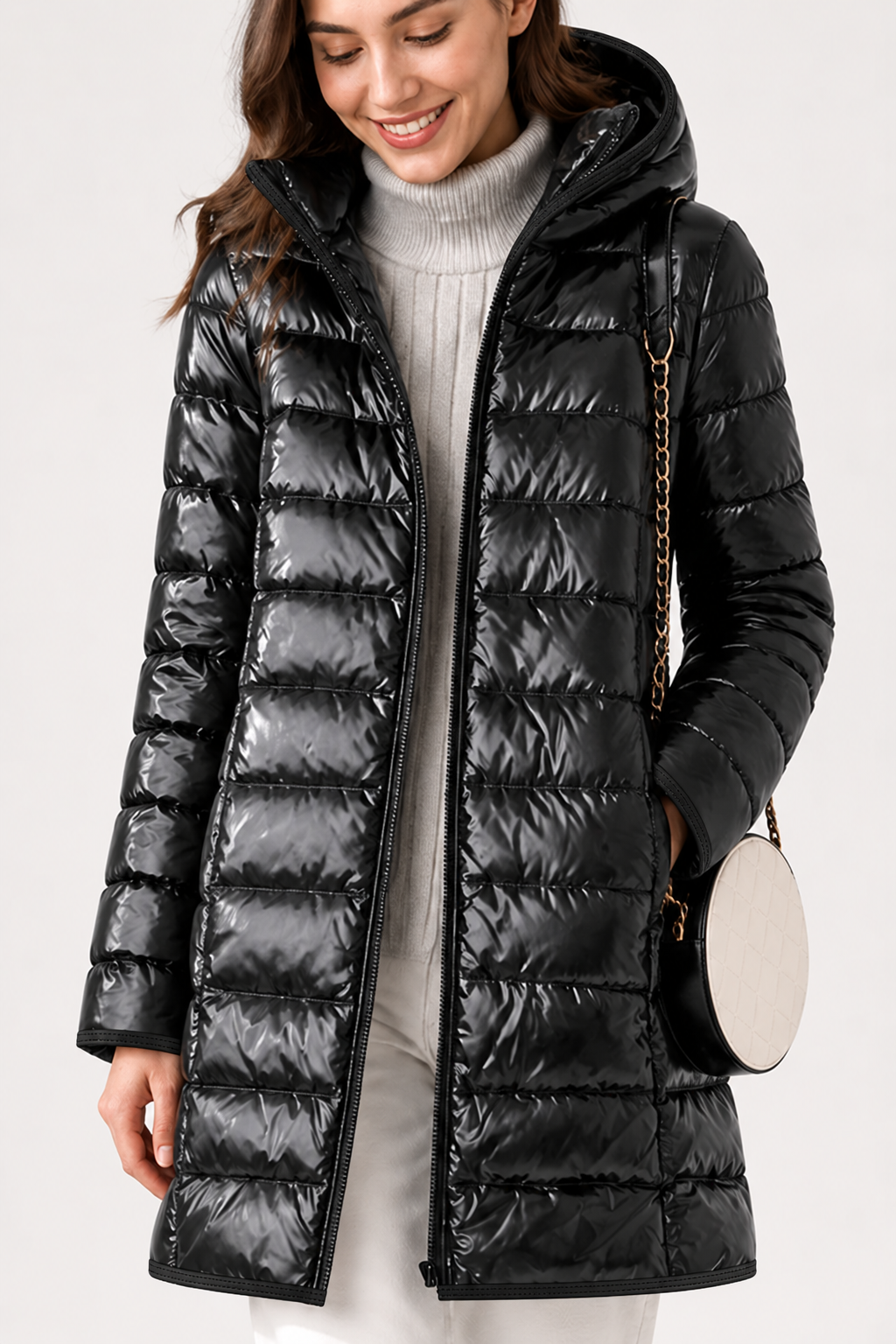 Featherlyte | Packable Puffer Jacket met Afneembare Kap