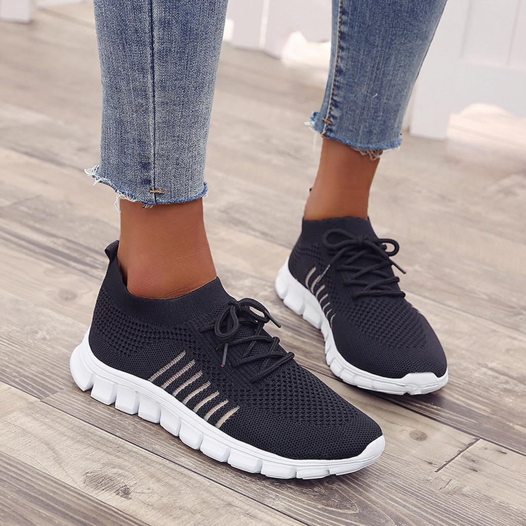 Olivia | Bequeme und stützende Orthopädische Flyknit Sneaker