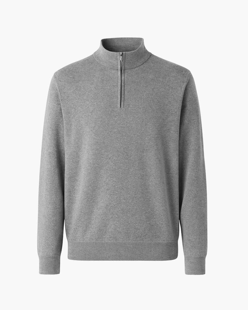 Regular Fit Sweatshirt mit Reißverschluss Half Zip
