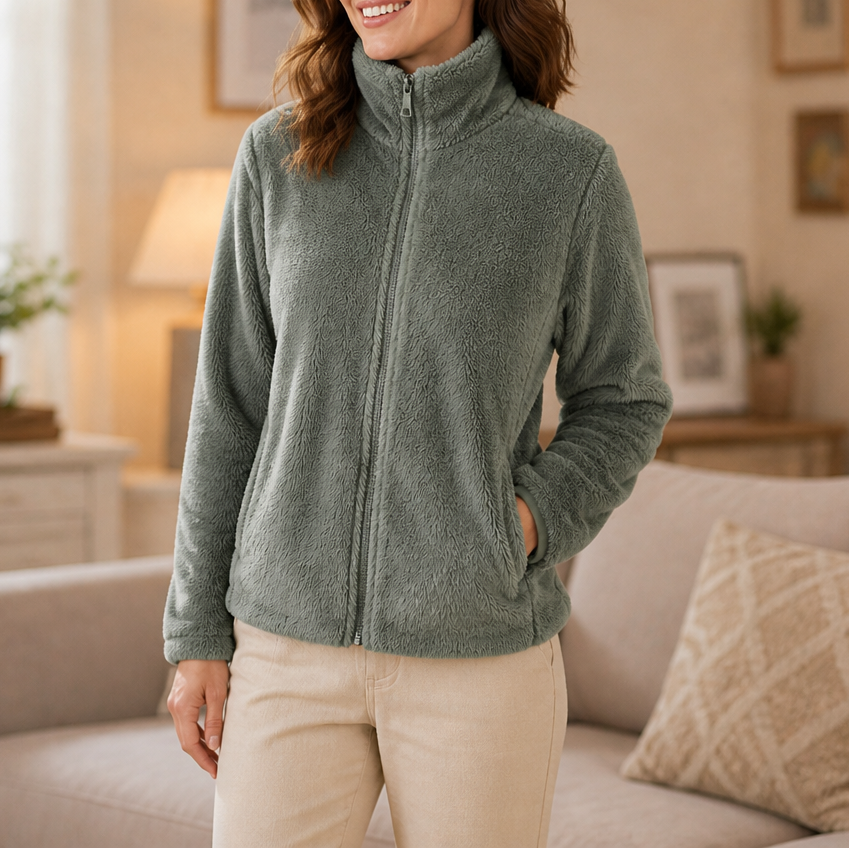 Velora | Fleecejacke mit Stehkragen – Warm und Bequem für Frauen