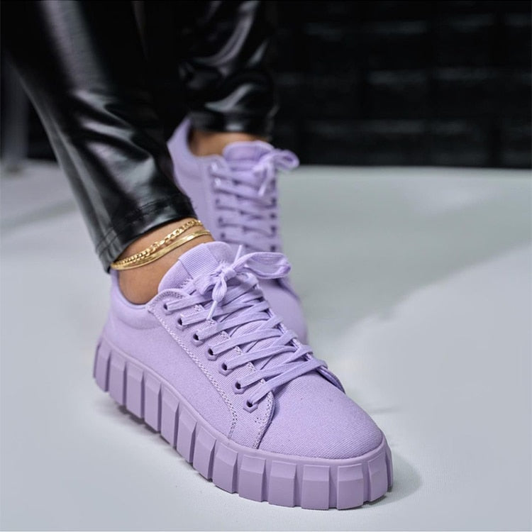 Avery | Stilvolle und stützende orthopädische Plateau Sneaker