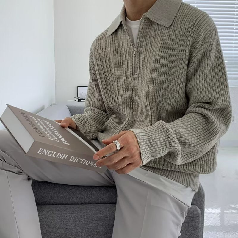 Milo | Zip Sweater – Moderner Look für Männer