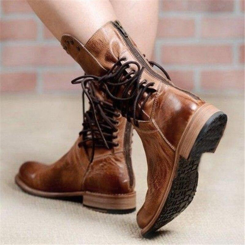 Emma | Rustikale Western Stiefeletten mit Schnürung