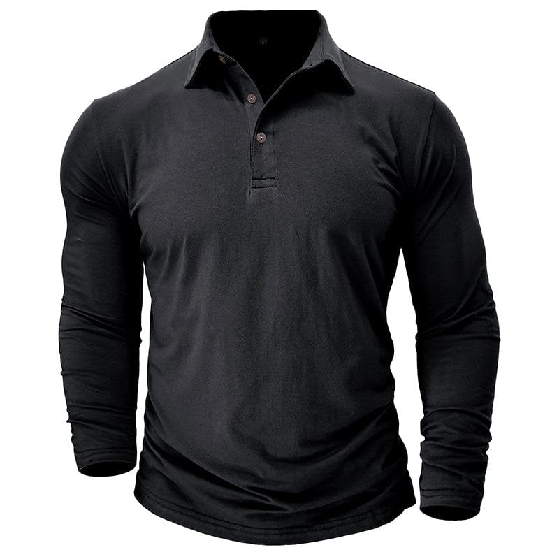 Owen | Langärmeliges Polo – Stilvolle Eleganz für Männer