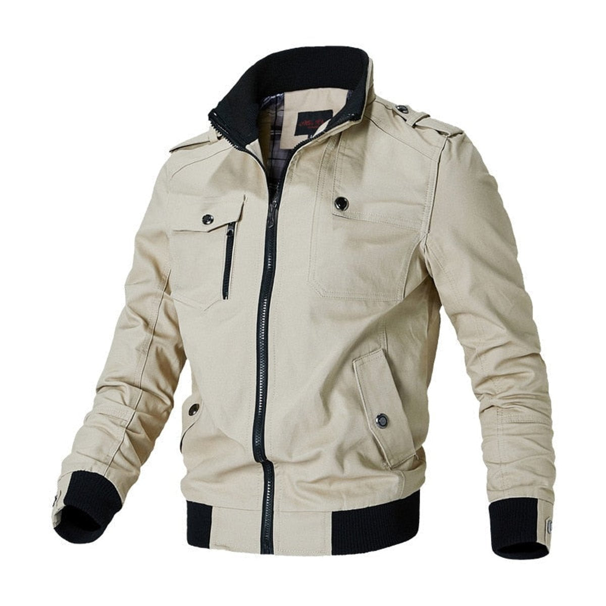Ethan | Bequeme und stylische Militär Utility Herren Bomberjacke