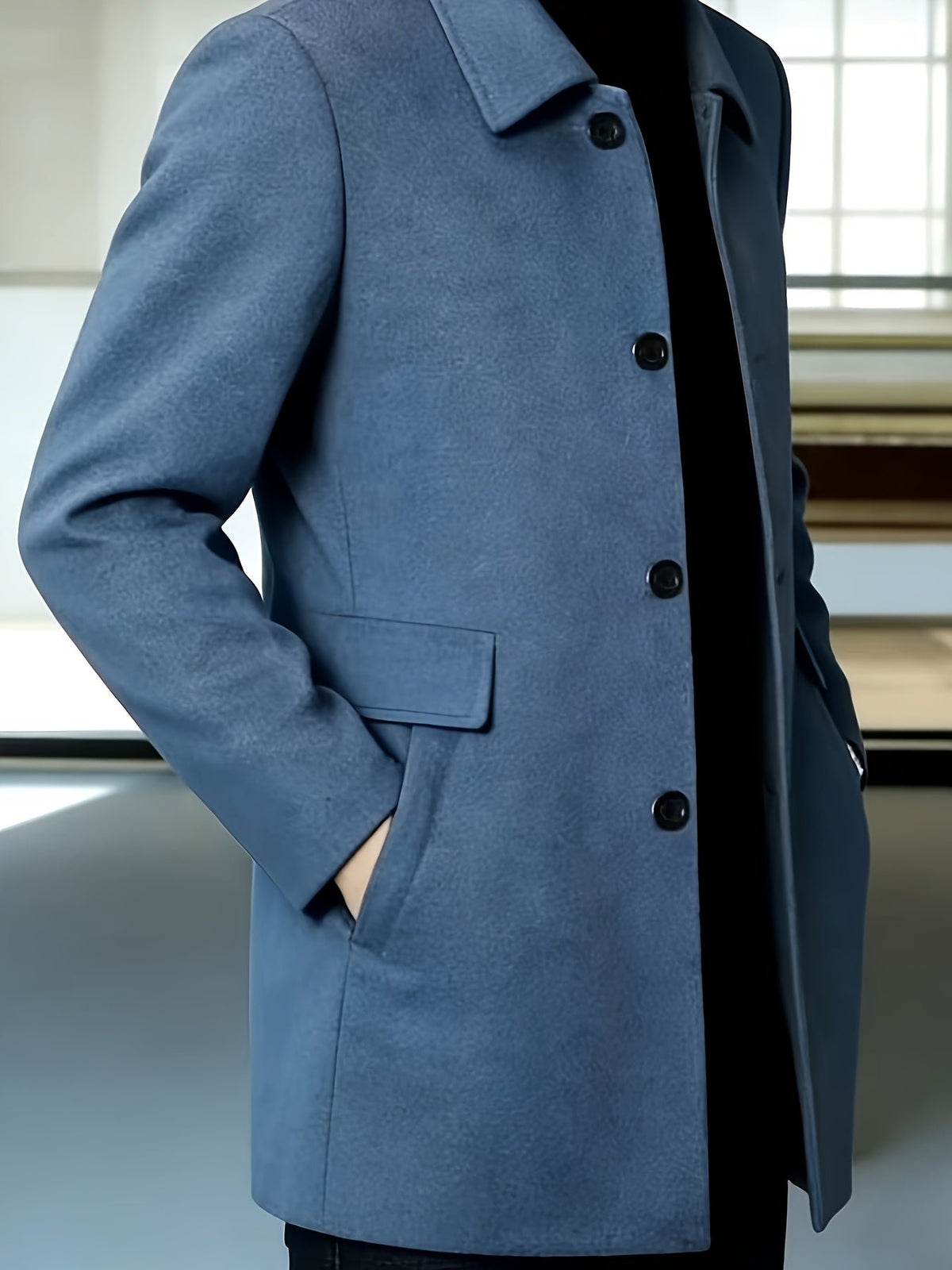 Gerard | Überziehmantel – Eleganter Single-Breasted Stil für Männer