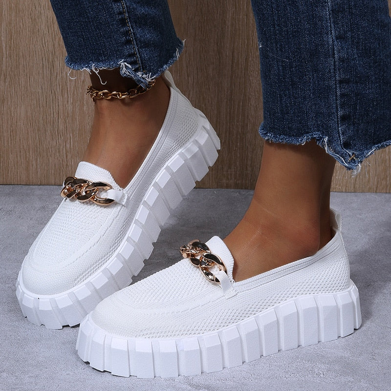 Avery | Stilvolle und stützende orthopädische Plateau Sneaker