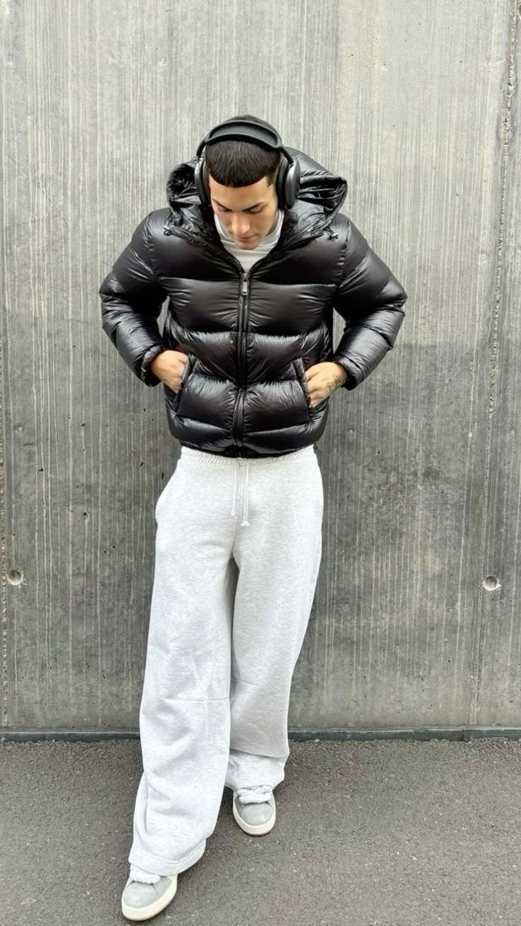 Apex | Puffer Jacket – Quilted Style with Warm Sherpa Lining for Men