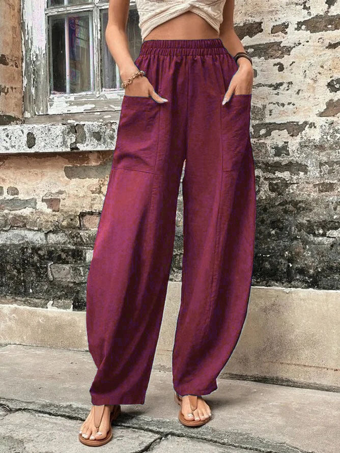 Johanna | Elegante und bequeme Weitbein Palazzohose
