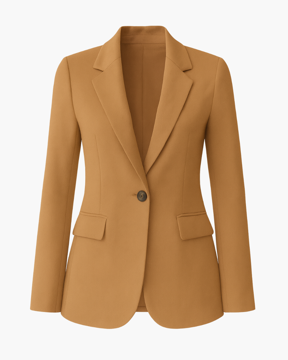 Taillierter Blazer mit Ein-Knopf-Verschluss