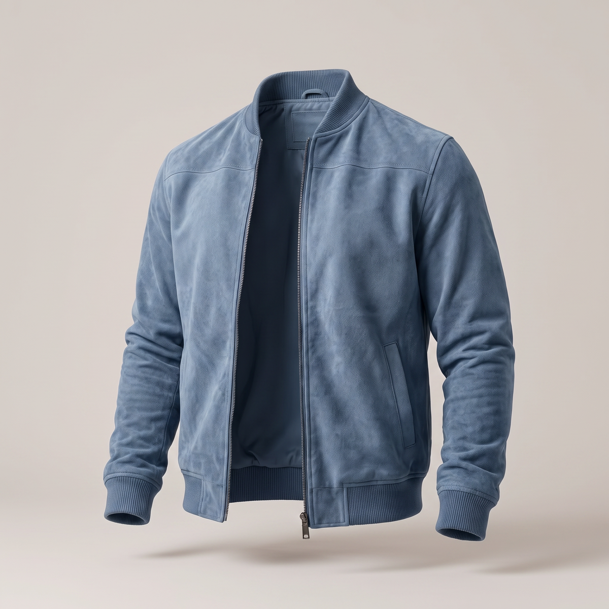 Montclair | Suede Bomber Jacket – Klassische Passform für Männer