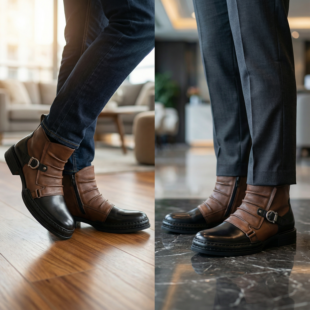 Cavalier | Ankle Boots – Two-Tone Style für Damen