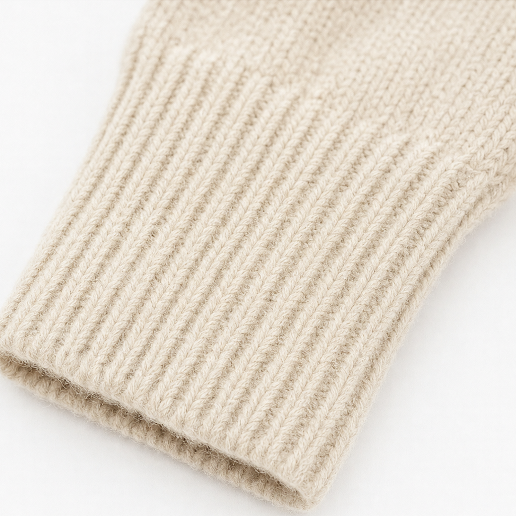 Braidenne | Knit Sweater met Gevlochten Koord en Knopen