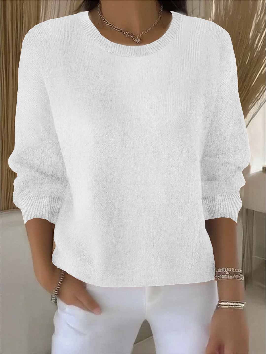 Karin | Gemütlicher und bequemer Winter strickpullover