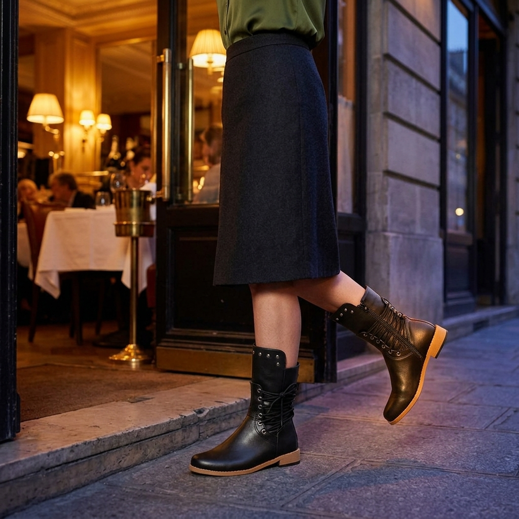 Westlyn | Lace Up Ankle Boots mit Wollfütterung für Damen