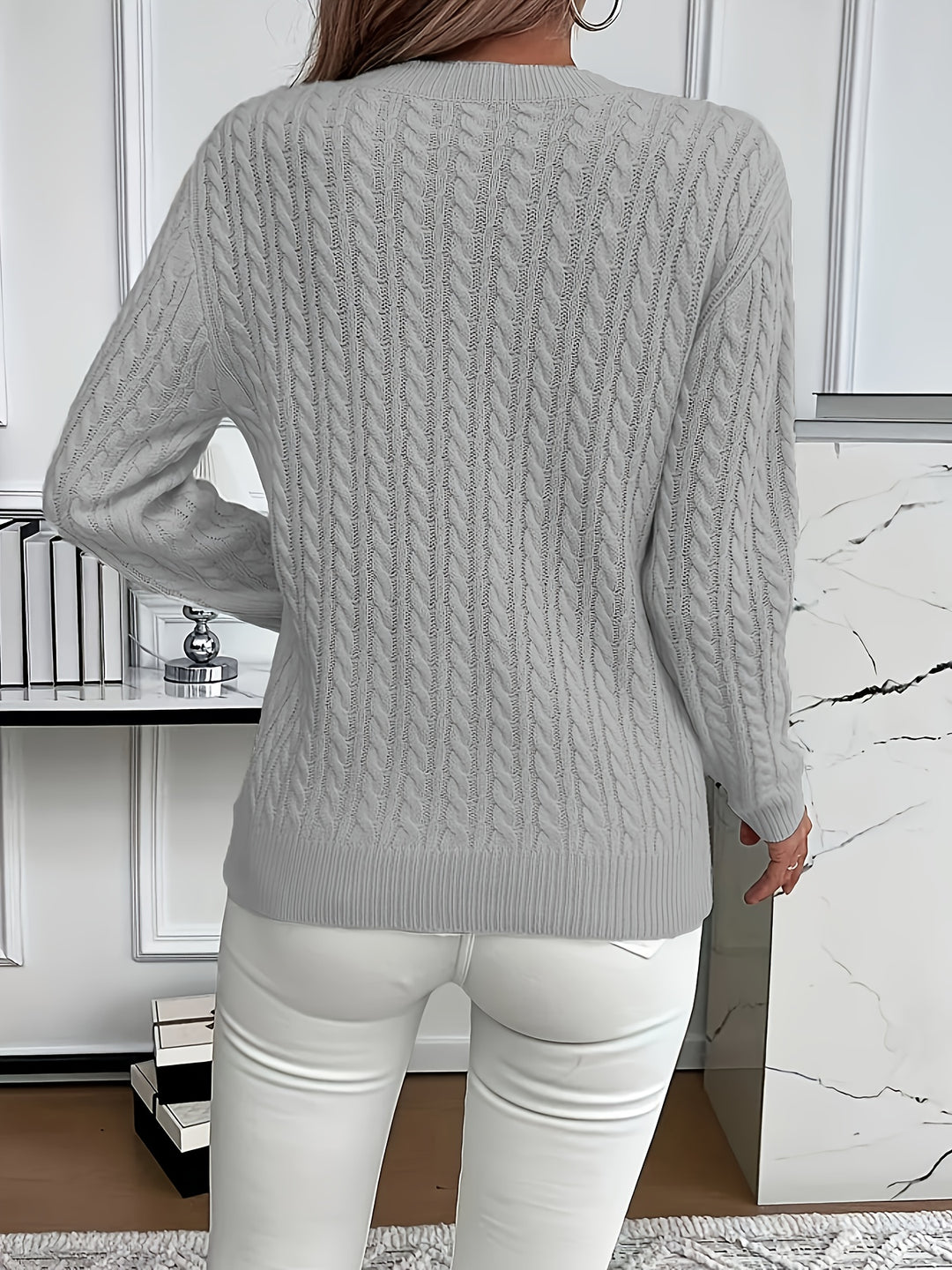 Lena | Moderner Und Weicher High-Low Strickpullover