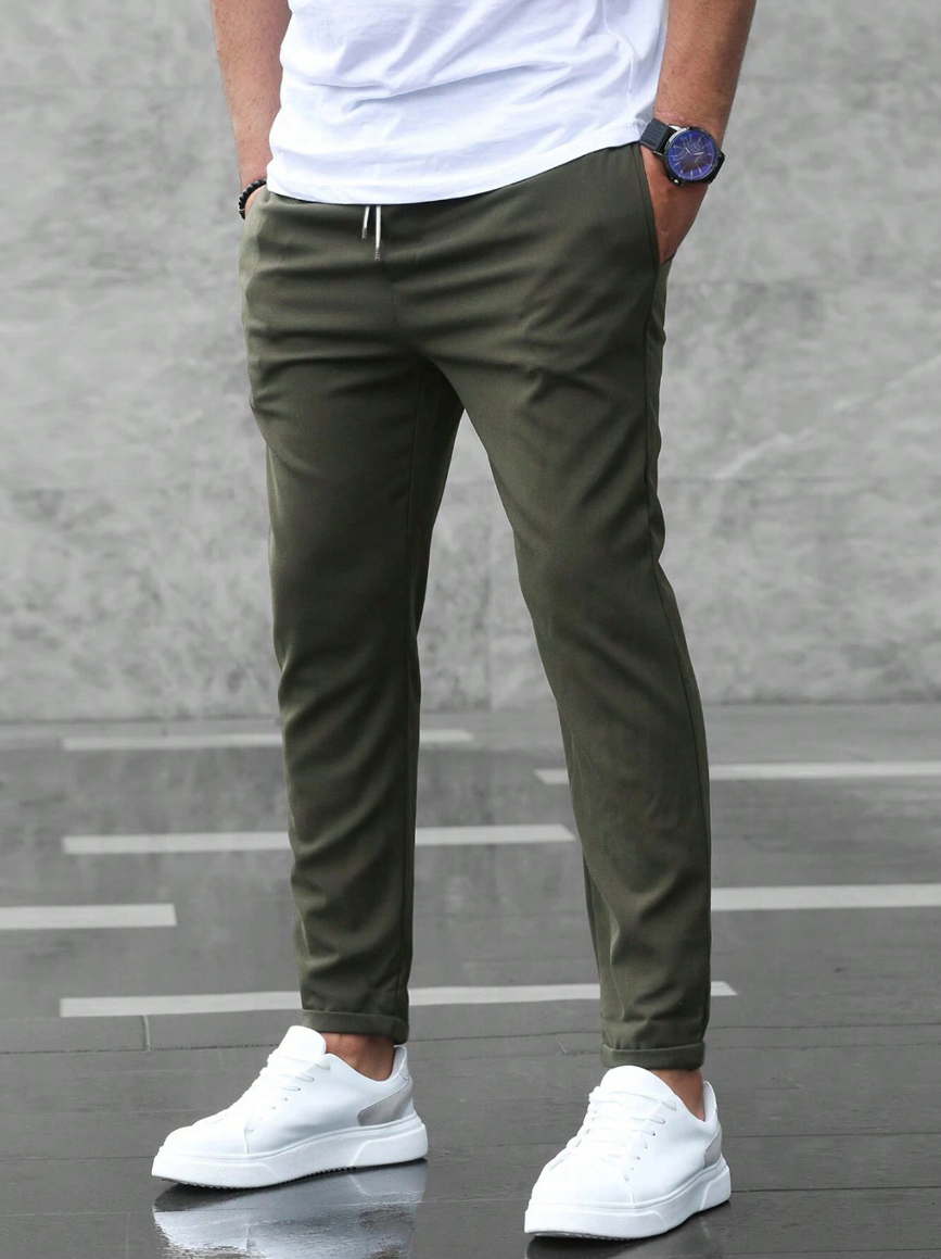 Liam | Stretch Pants – Bequemer Fit für Vielseitigen Stil