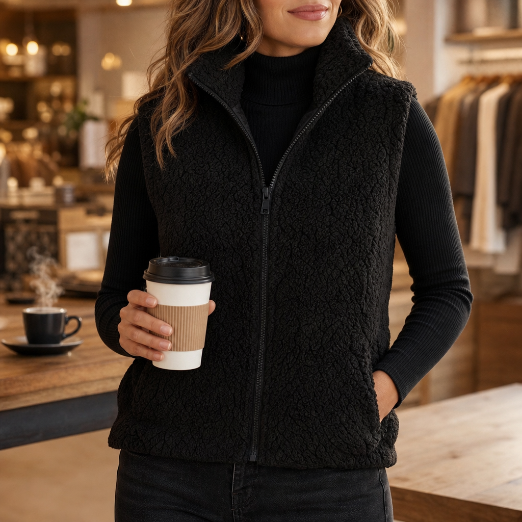 Wearbella | Stand Collar Thermal Puffer Vest voor Dames