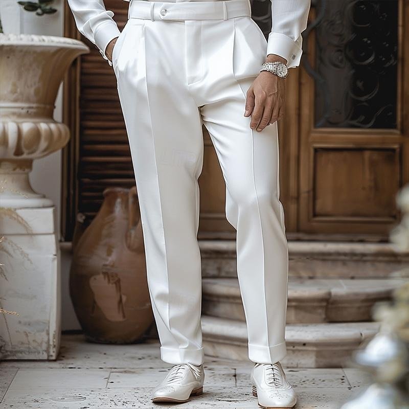 Reid | Tailored Straight-Leg Dress Pants for Men