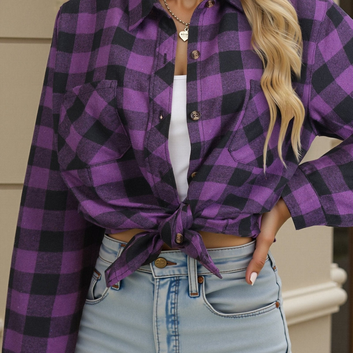Everly | Buffalo Check Shirt – Cozy and Timeless Style for Women