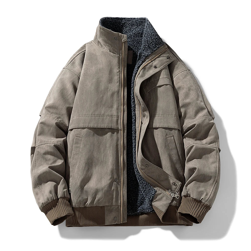Velora | Puffer Jacket – Elegante Fleece-Lining für Männer