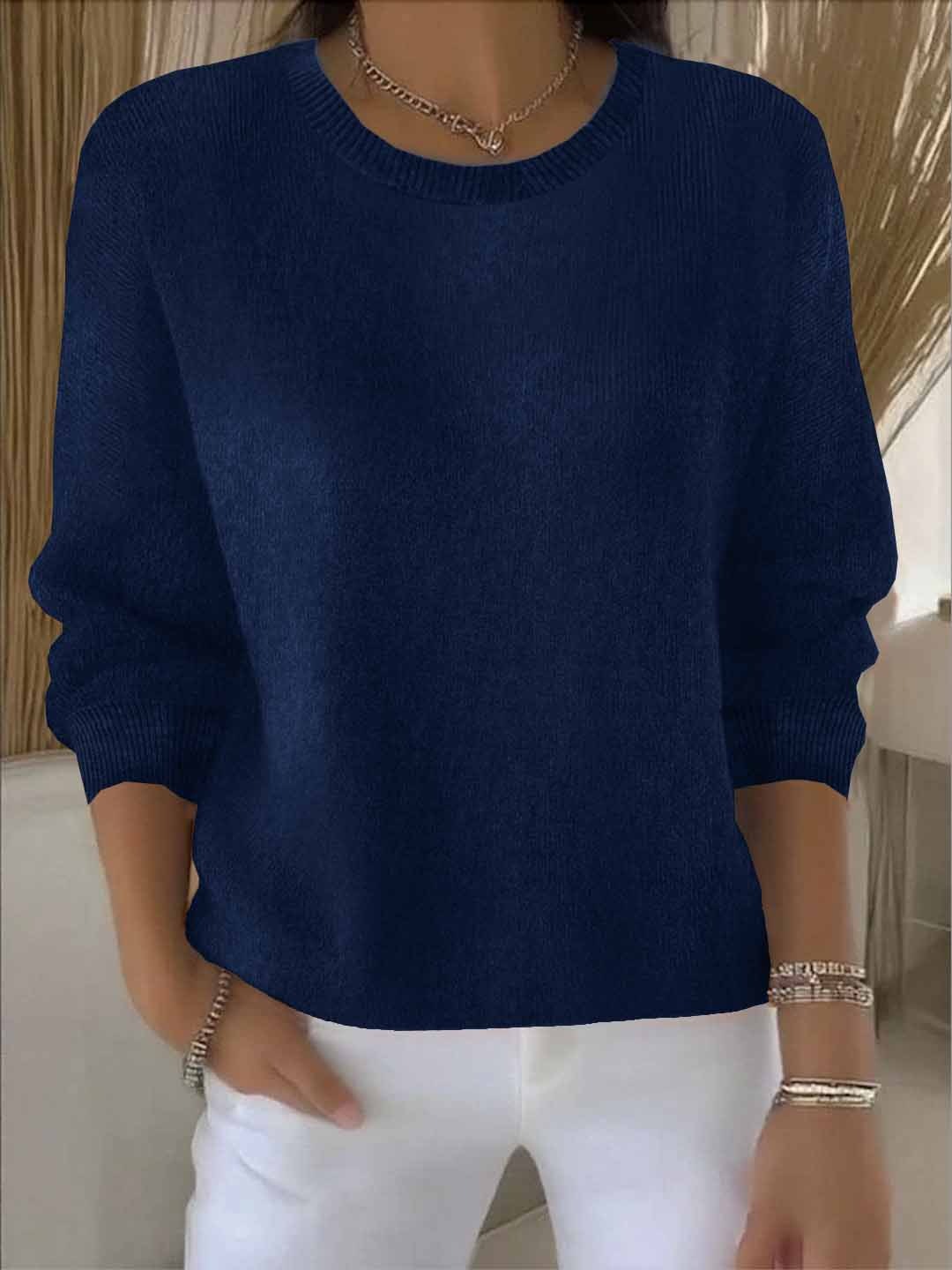 Karin | Gemütlicher und bequemer Winter strickpullover