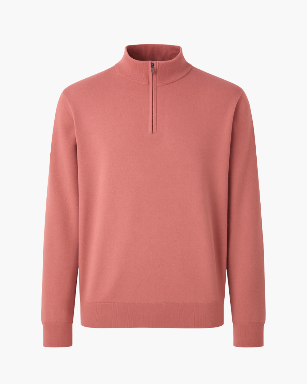 Regular Fit Sweatshirt mit Reißverschluss Half Zip