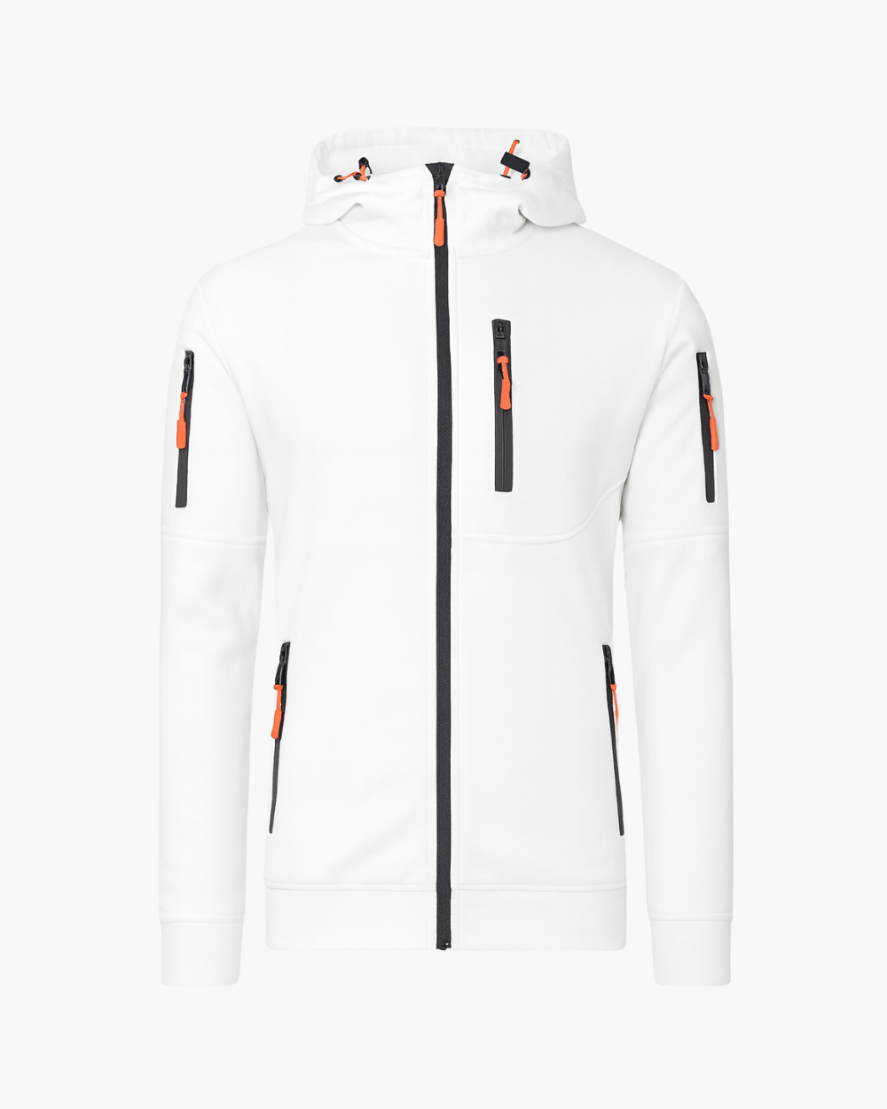 Tech-Fit Sweatjacke mit Reißverschlusstaschen