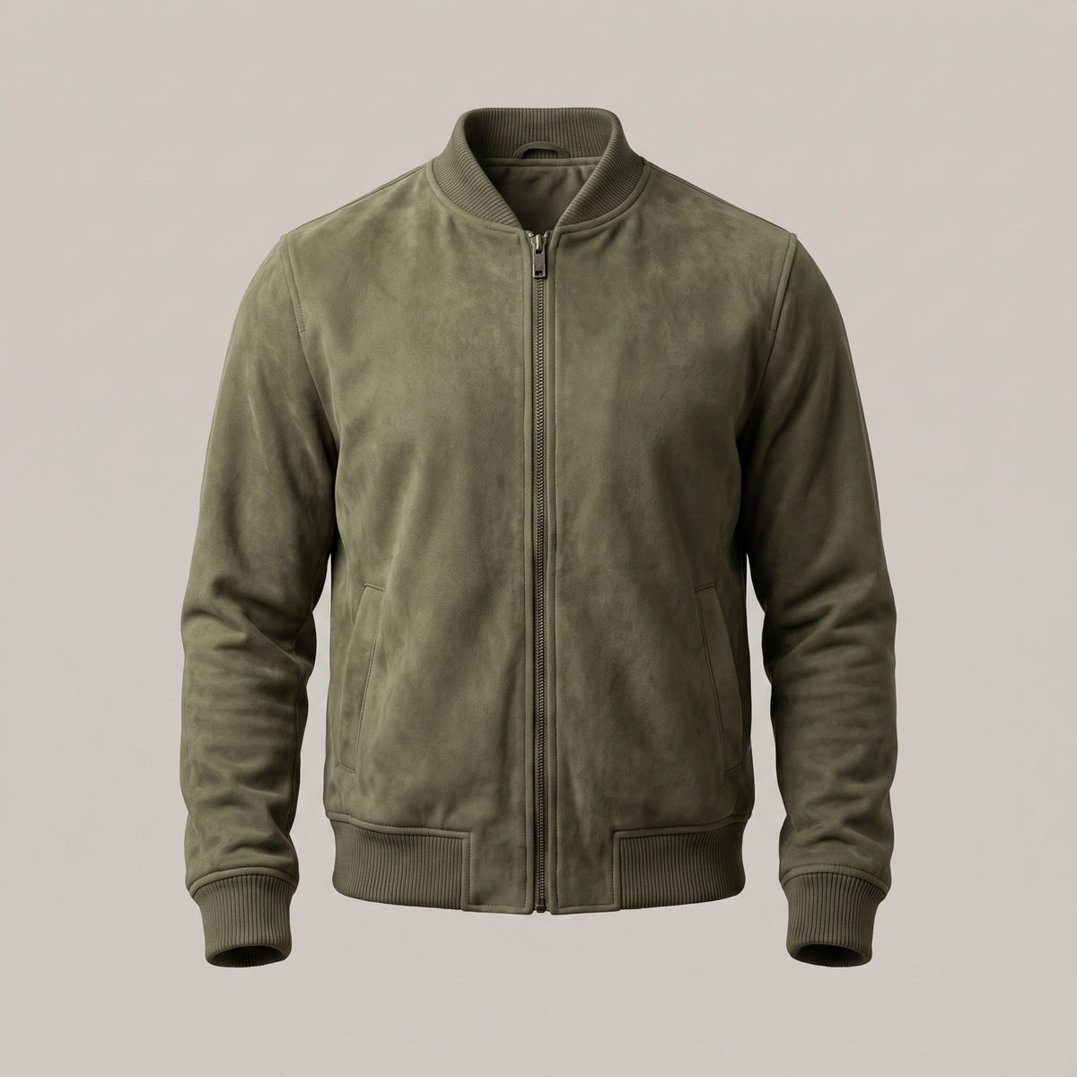 Montclair | Suede Bomber Jacket – Klassische Passform für Männer