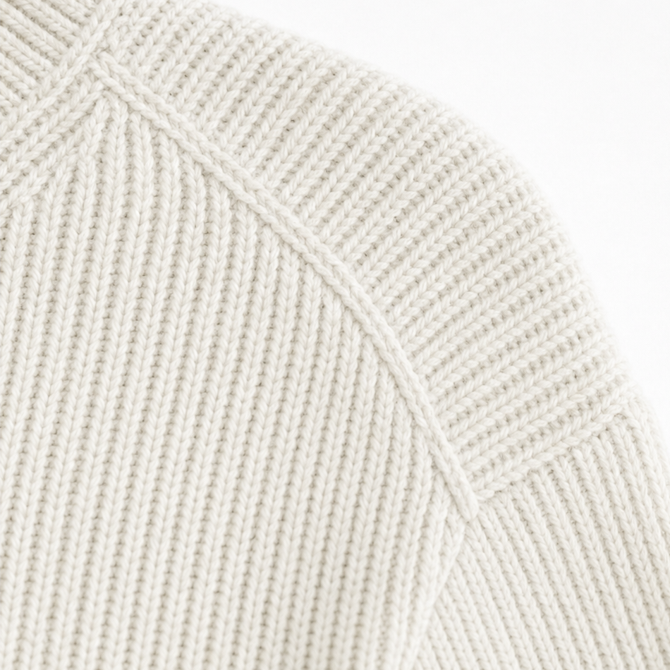Vessa | V-hals Gebreide Trui met Relaxed Fit