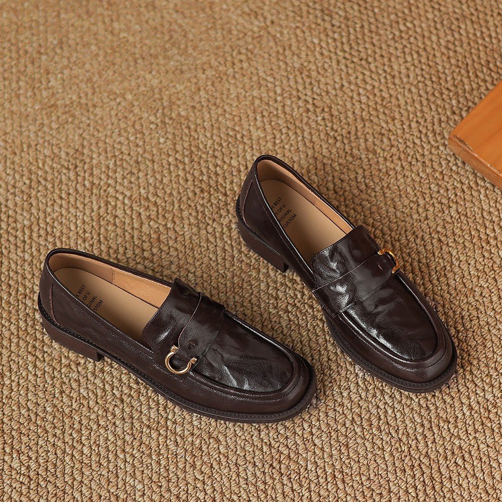 Celia | Leder Loafer mit Horsebit-Akzent für Frauen