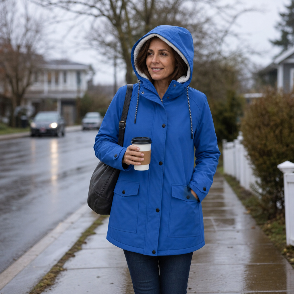 Windloft | Waterproof Hooded Jacket – Plush Lining für Frauen