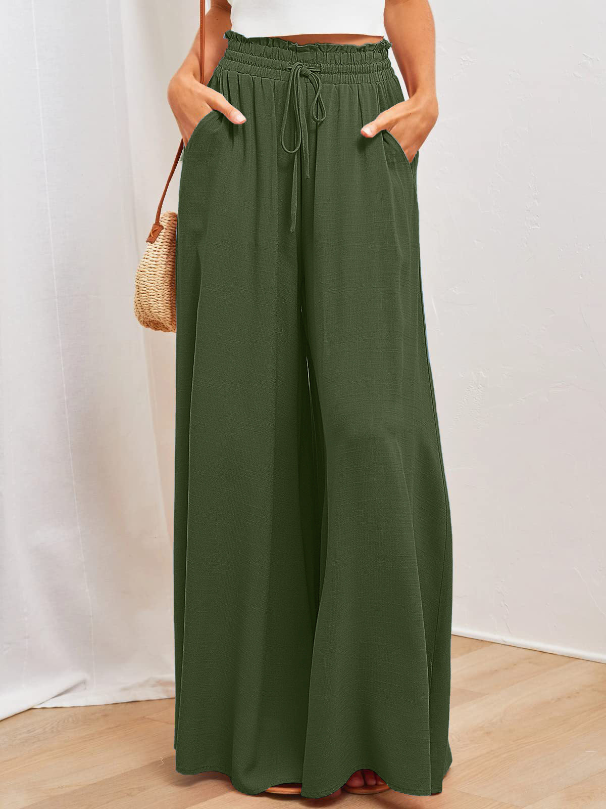 Antonia | Elegante und luftige Weitbein Palazzohose