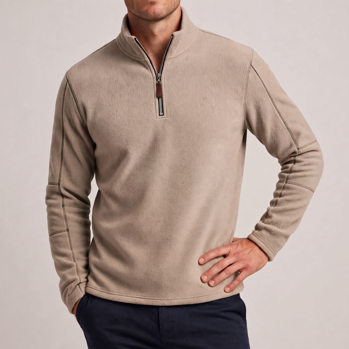 Hollingworth | Warm Quarter Zip – Bequeme, vielseitige Schicht für Männer