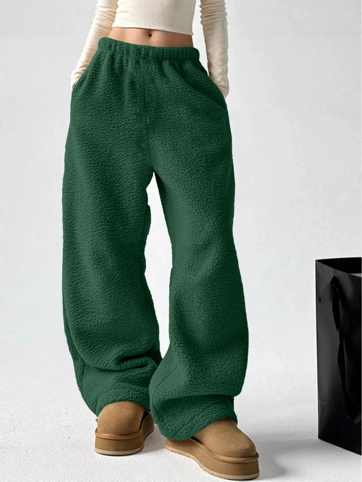 Woven | Fleece Pants – Relaxed Fit for Women