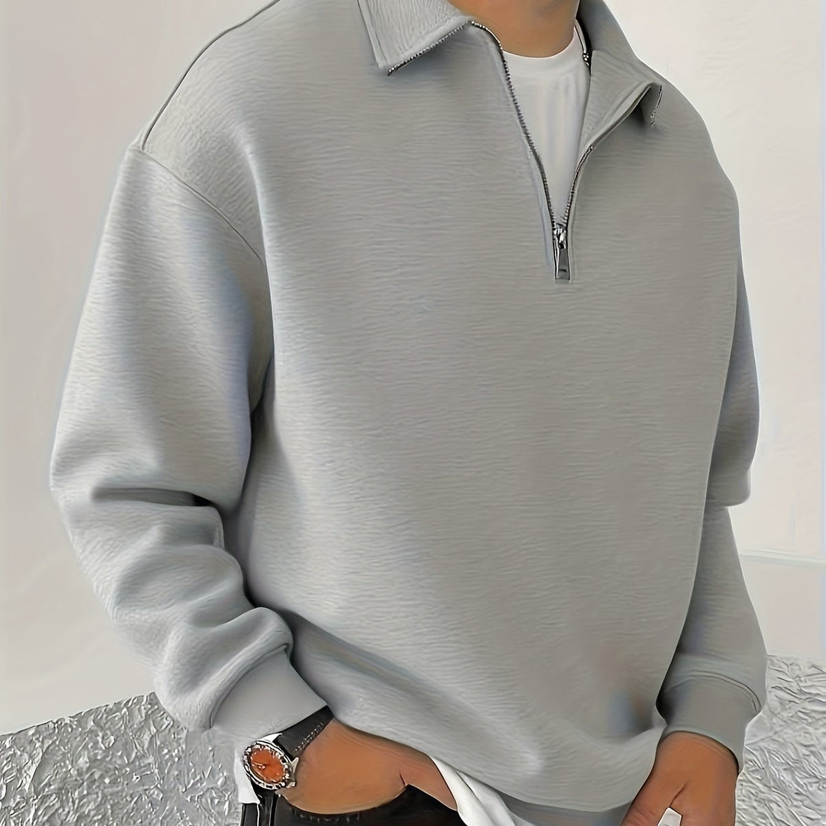 Nexus | Half-Zip Sweatshirt – Cozy Style for Everyday Wear