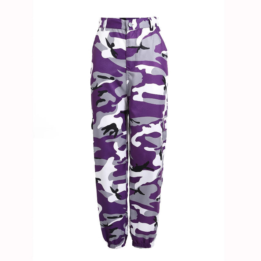Emma | Trendige und bequeme Camouflage Cargohose