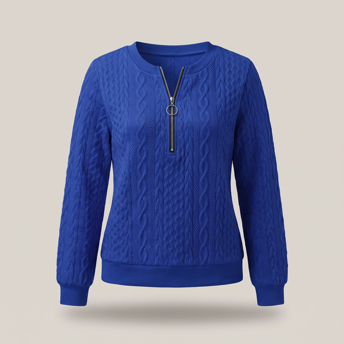 Amy | Zipper Sweater – Cozy and Stylish Design for Women
