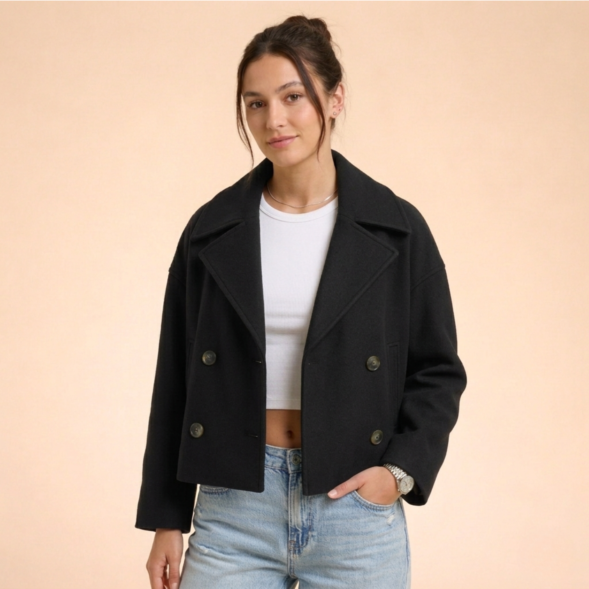 Nicole | Stilvoller und bequemer Kurzmantel