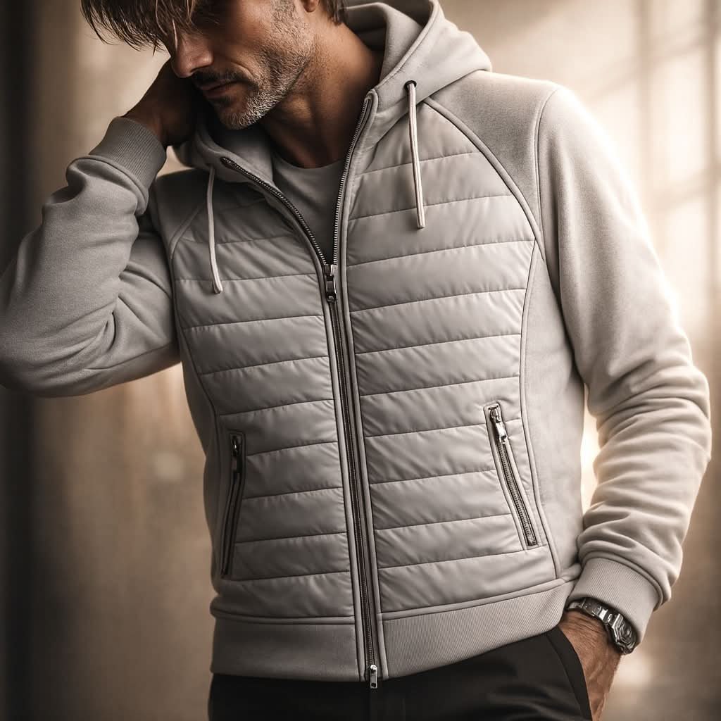 Ridgefield | Zip Hoodie – Comfortabele Gewatteerde Jacks