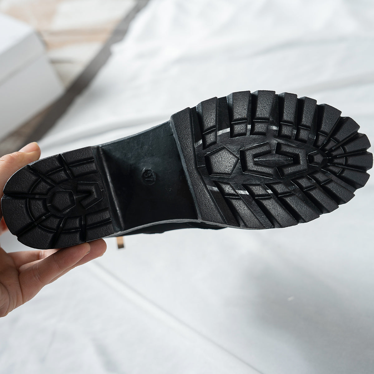 Nadine | Trendige Schnürstiefeletten mit Blockabsatz